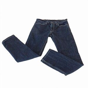 Levis 511 dark blue wash slim leg jeans sz 34